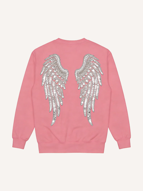 Eye print sweatshirt that rejects violence