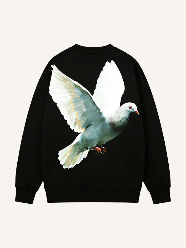 Wings of Freedom soaring high crewneck sweatshirt