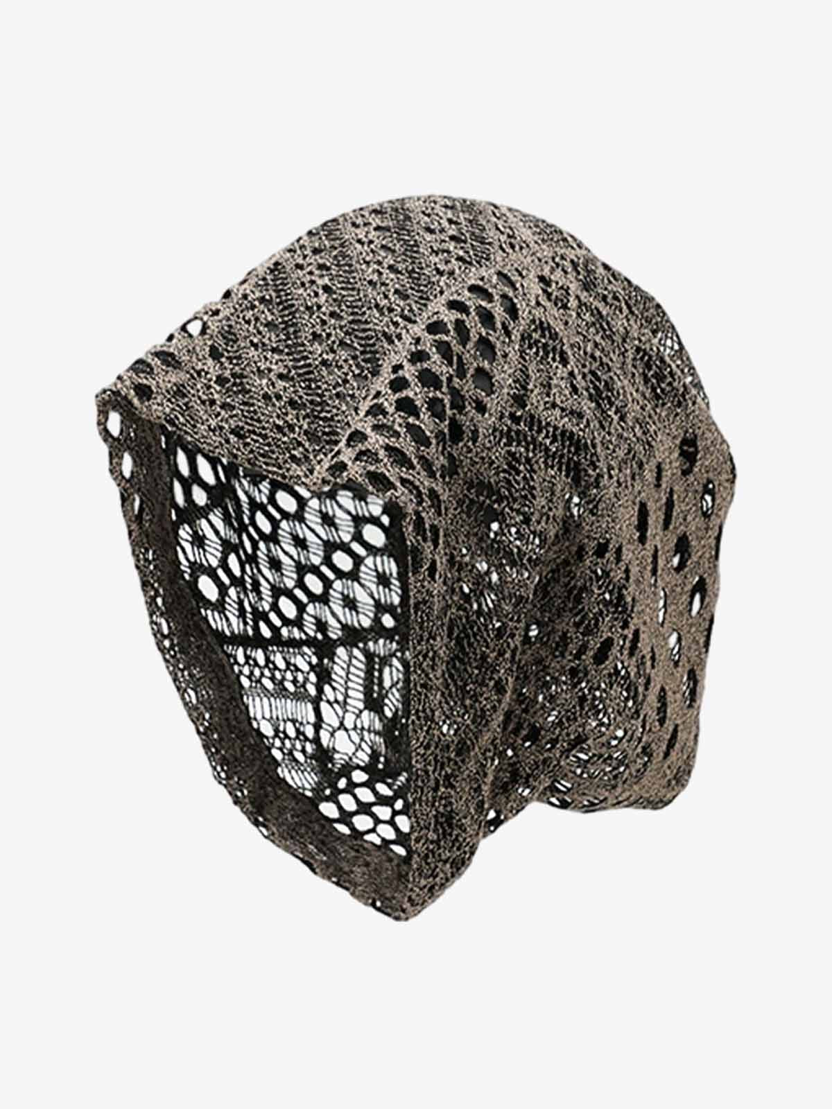 Retro Mesh Hollow Breathable Pile Hat