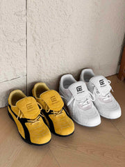 Retro Colorblock Flap Lace German Trainer Sneakers