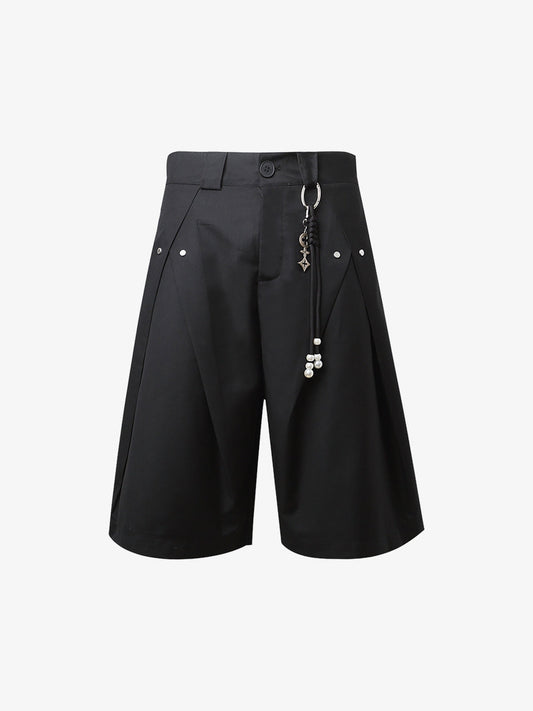 Vintage Deconstructed Pleated Pants