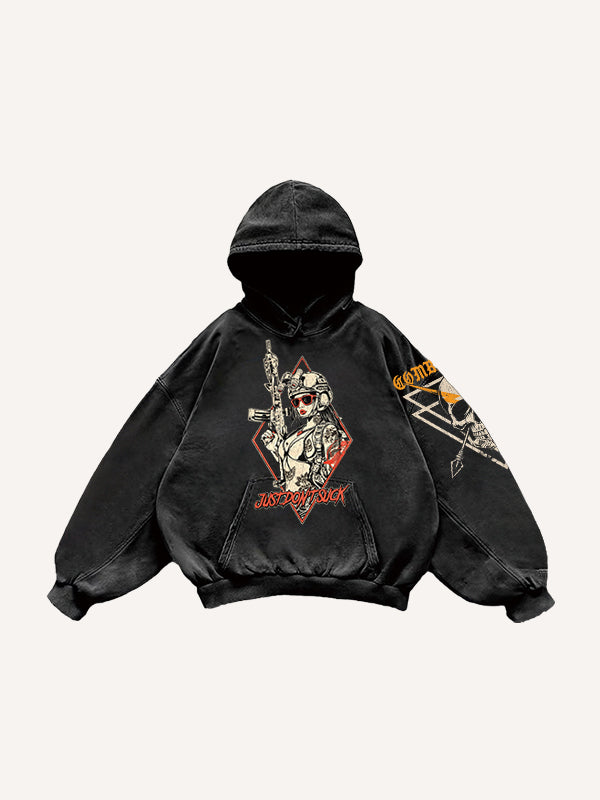 Sexy Special Girl Printed Sweatshirt