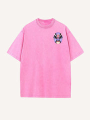 Chinese opera mask hand-painted personalized short-sleeved T-shirt