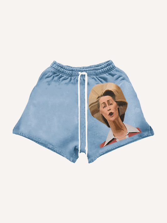 Artist reimagines leaders to create limited-edition shorts