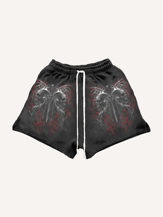 Dark Soul Holy Sword Print Shorts