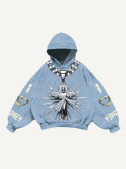 Faith in Christ Blessing Street Comfortable Sweatshirt