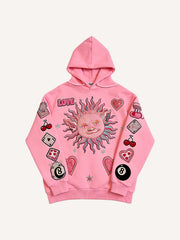 Love-themed printed sweatshirt