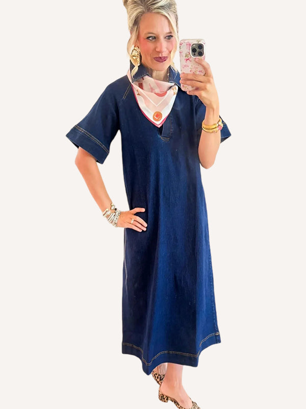 New Breathable Comfortable Loose Fit Denim Dress