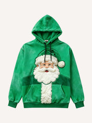 Stylish Santa Claus Print Sweatshirt  Unique and Not Like the Same Style