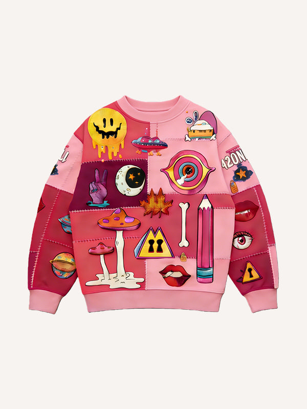 The Secret That Cannot Be Told Themed Printed Sweatshirt