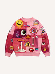 The Secret That Cannot Be Told Themed Printed Sweatshirt