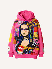 Midnight DJ Mona Lisa Punk God Hoodie