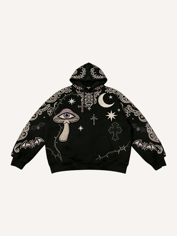 Gothic Witch Eyeglasses Hoodie couple outfits