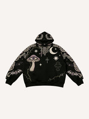 Gothic Witch Eyeglasses Hoodie couple outfits