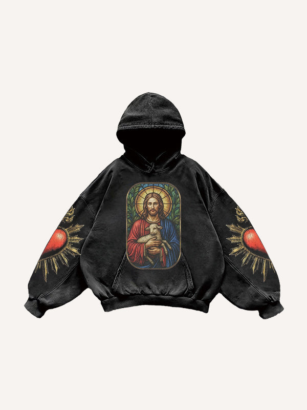 Believe in God and be with me trendy print pattern