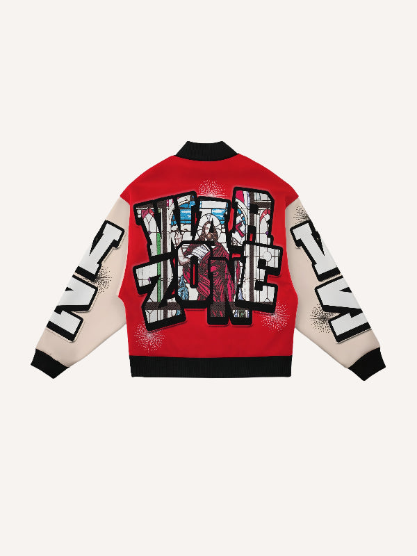 Faith Print Four Seasons Fashion Jacket