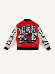 Faith Print Four Seasons Fashion Jacket