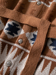 Winter casual jacquard high-end collar sweater