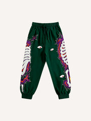 Hand-stitched Dark Eyes handsome trousers