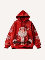 Sparkling Snowflake Mood Hooded Christmas Sweatshirt