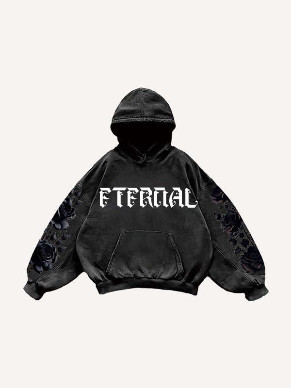 Eternal Bloom Trendy Print Sweatshirt