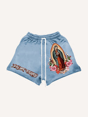 Vintage Mary Bless Me Rap Shorts