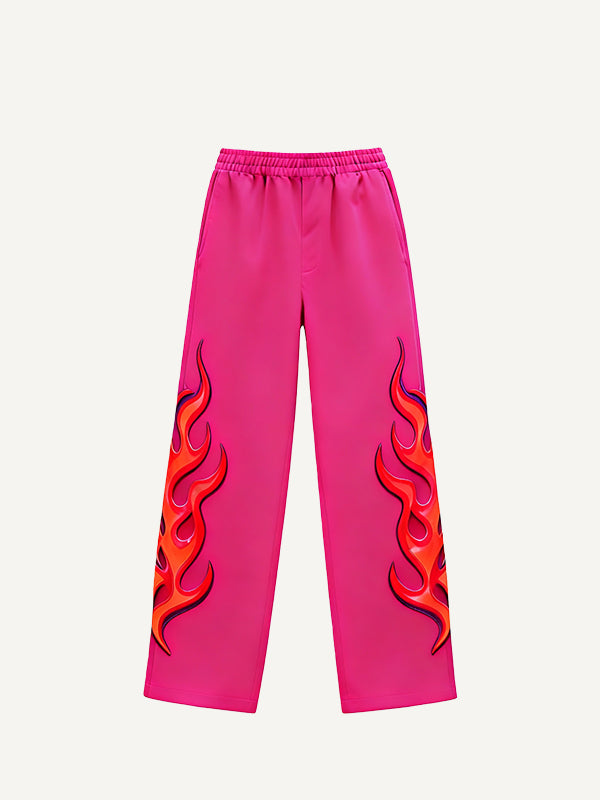 Kung Fu King Fashionable Chinese Oriental Power Trendy Retro Hand-printed Trousers