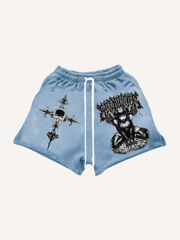 Sexy Dark Angel Crew Shorts