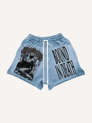 Dark style hip-hop shorts