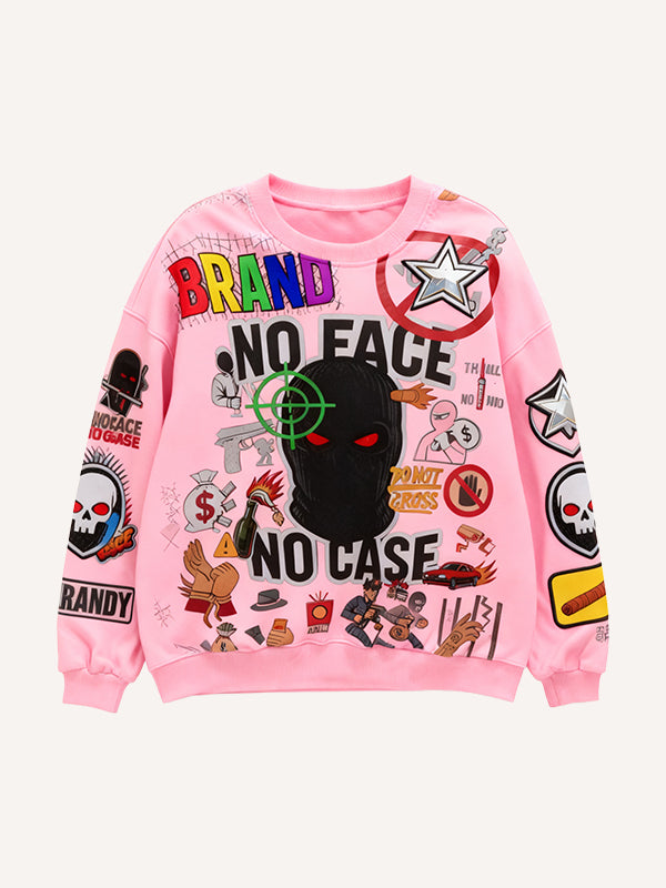 The masked person is not necessarily a Superman crewneck streetwear hoodie