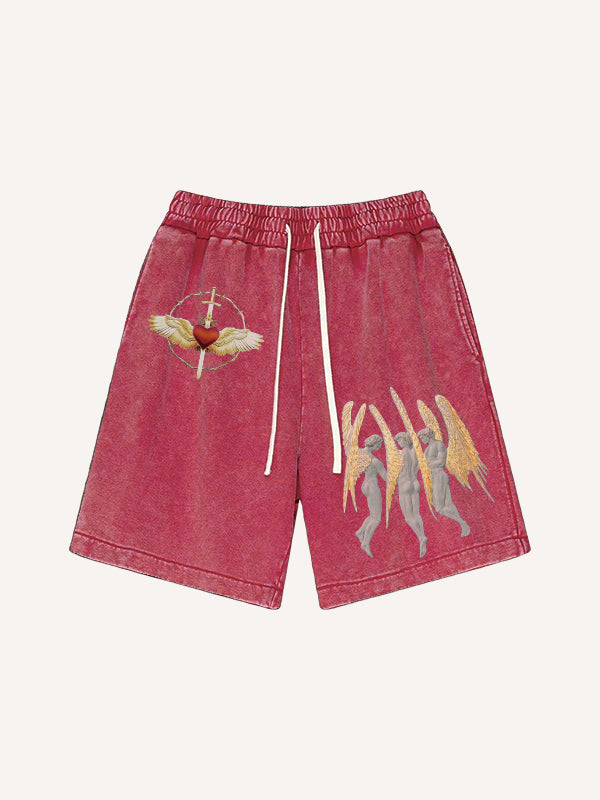 Angels' Guardian Washed Shorts