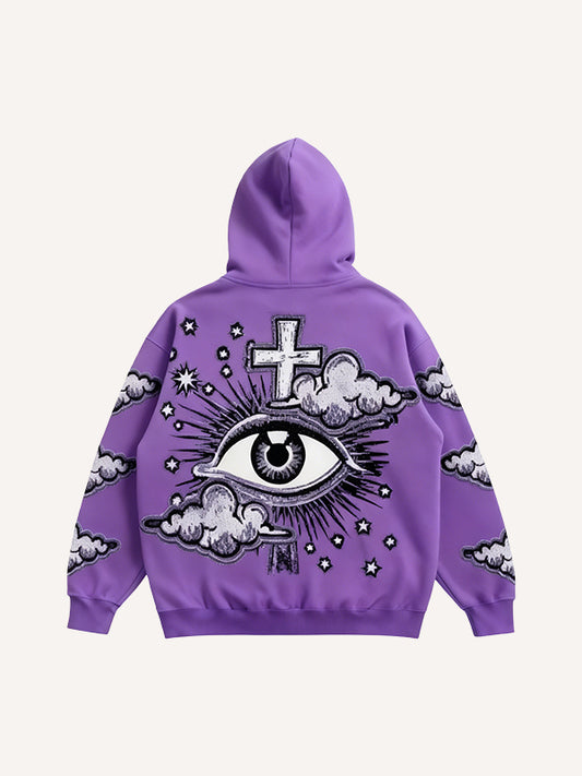 God's Eye Purifies All Hooded Sweatshirts