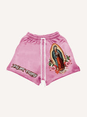 Vintage Mary Bless Me Rap Shorts