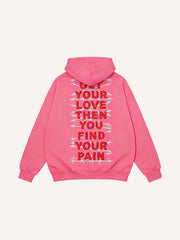 Mesmerizing laser thorn print sweatshirt