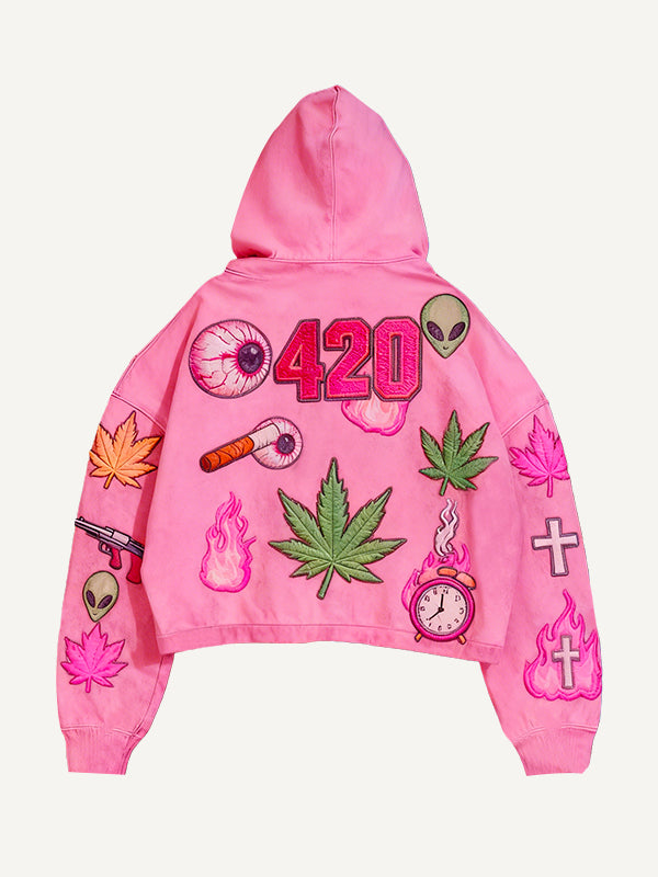 Crazy Rock Disco Stamp Century Hoodie