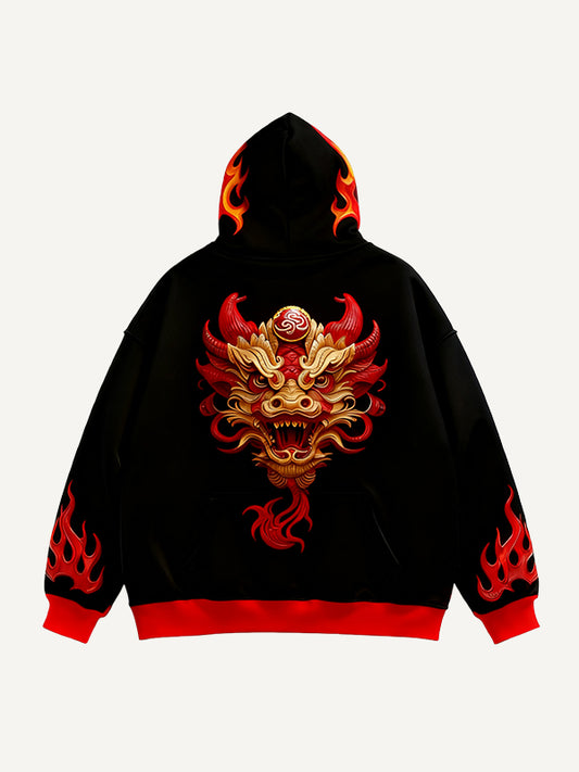Dragon Flame Cool Hoodie