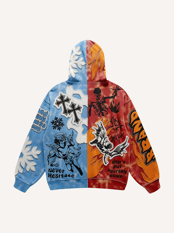 Half of the usual style is the All Angels Guardian Streetwear Hoodie