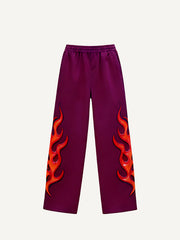 Kung Fu King Fashionable Chinese Oriental Power Trendy Retro Hand-printed Trousers
