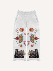 Statue of Liberty trendy distressed Pants