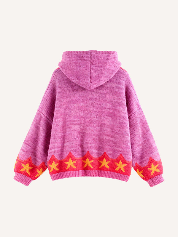 Stylish and chic hooded butterfly sweatshirt