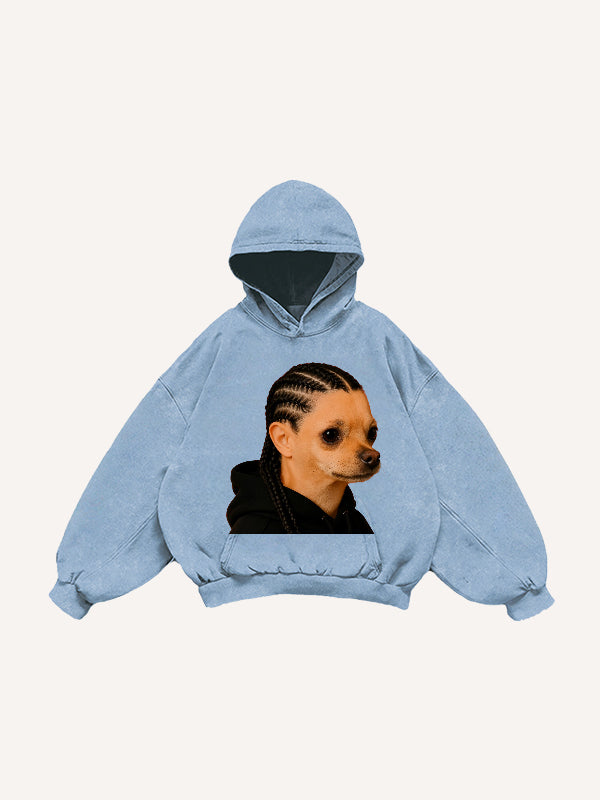 Dirty braids handsome hip-hop funny trendy sweatshirt