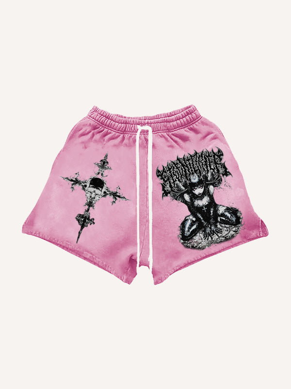 Sexy Dark Angel Crew Shorts