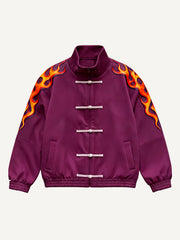 Kung Fu King Fashionable Chinese Oriental Power Trendy Retro Hand-printed Jacket