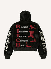 Dangerous Woman Corduroy High-Fashion Sweatshirt