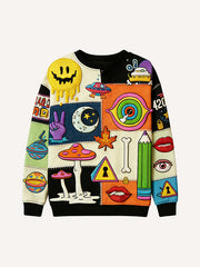 The Secret That Cannot Be Told Themed Printed Sweatshirt