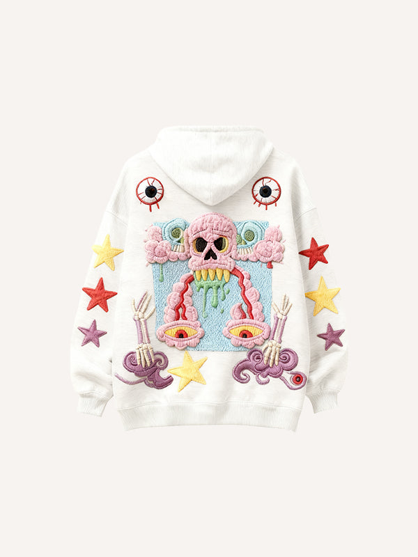 Alien Monster Battle Commander Version Hoodie