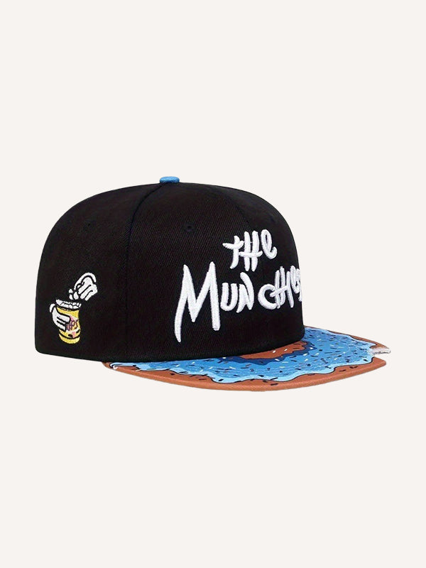 Flat-brimmed baseball cap sun protection street dance hip-hop cap