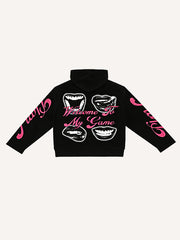 Whose red lips are dangerous yet alluring Printed sweatshirt