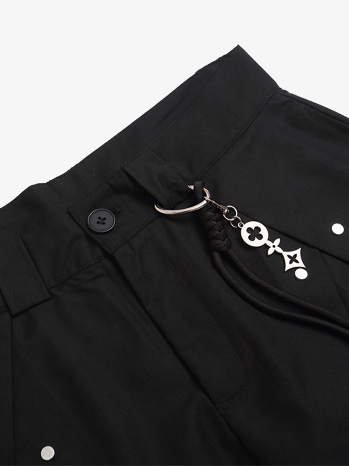 Vintage Deconstructed Pleated Pants