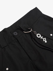 Vintage Deconstructed Pleated Pants